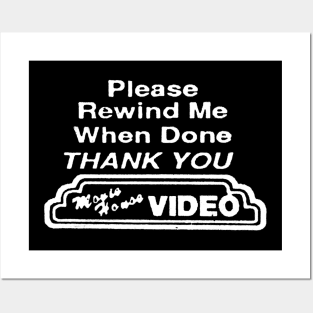 Rewind me reverse Posters and Art